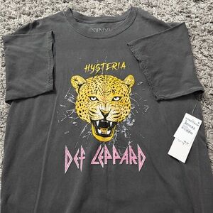 Def Leppard Graphic T-Shirt - Black
